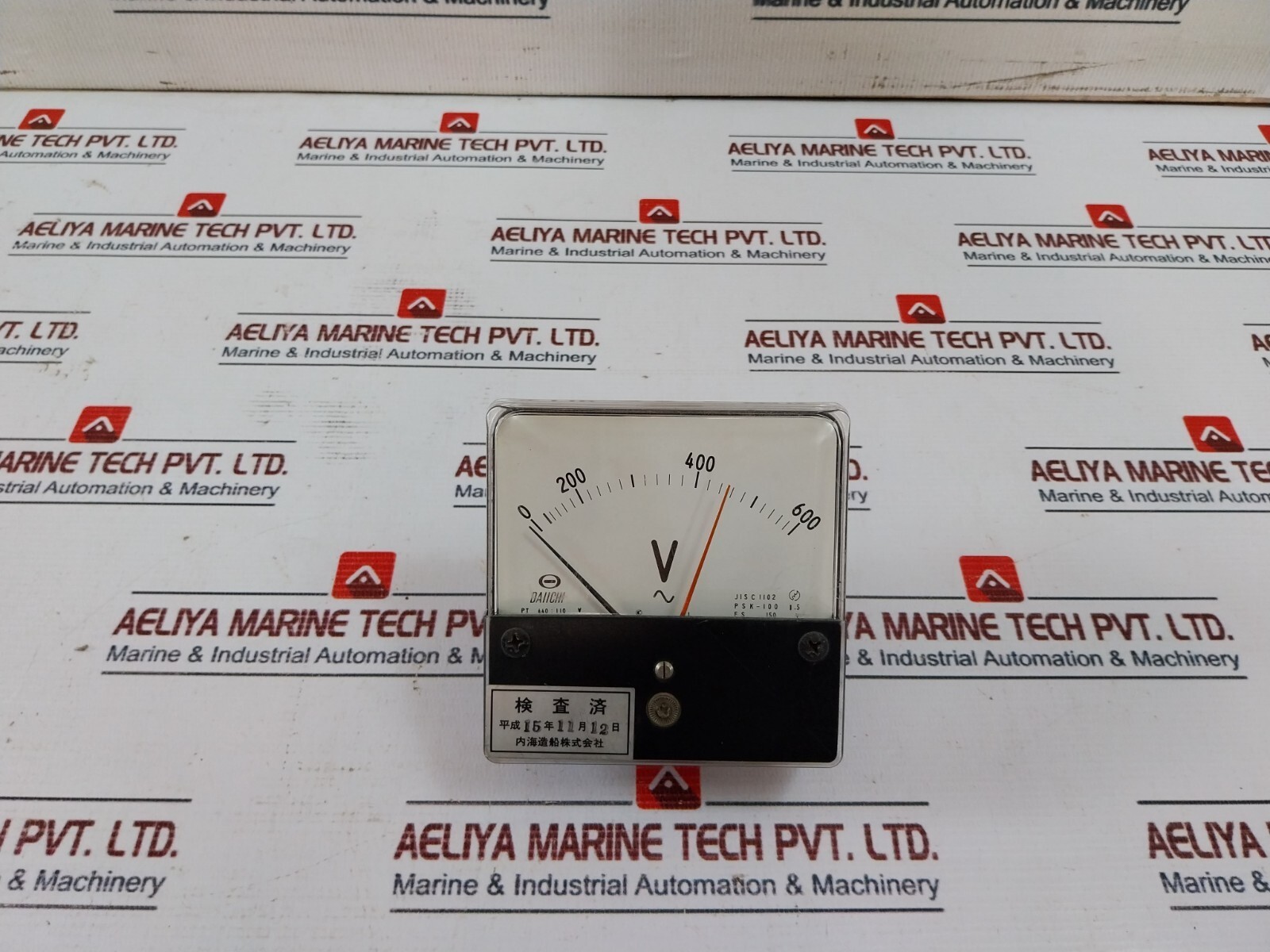 Daiichi JIS C 1102 Voltmeter 0-600V