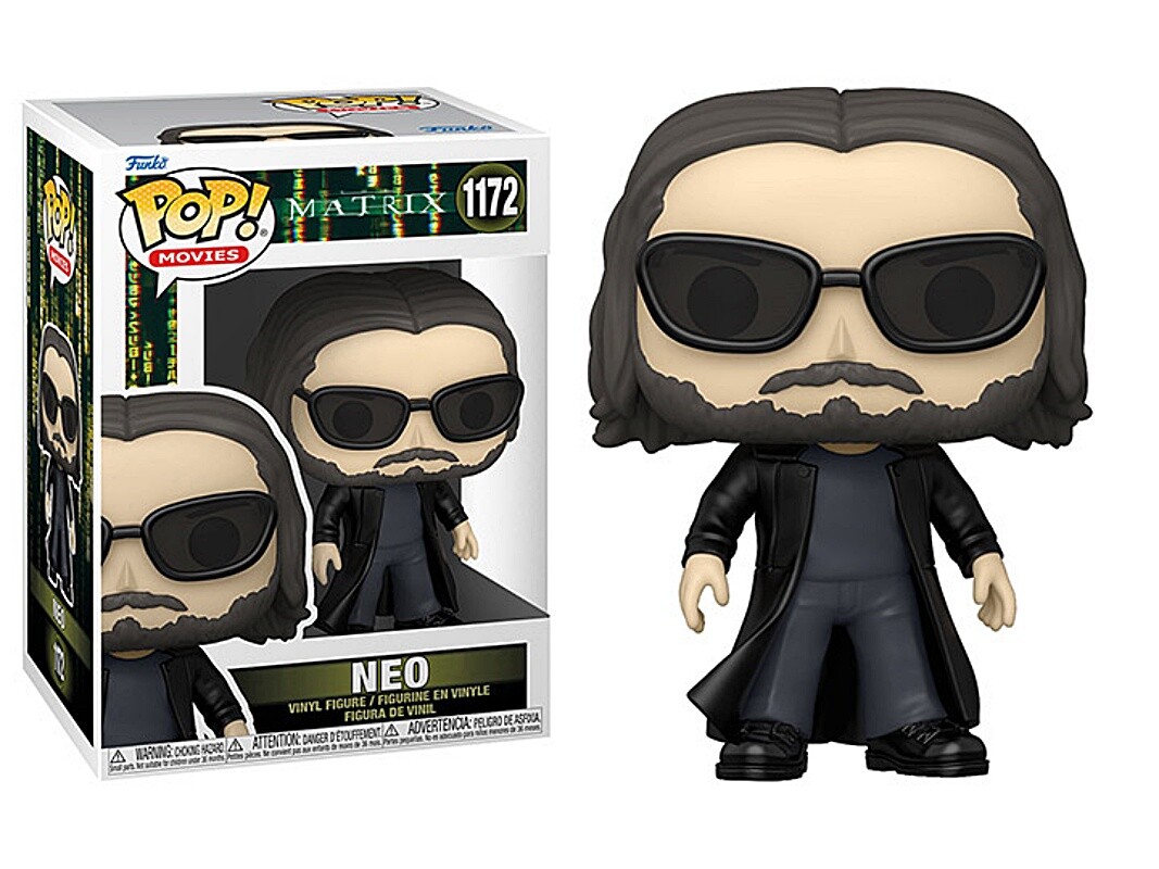 The Matrix Resurrections Movie Neo Vinyl POP! Figure Toy #1172 FUNKO NEW NIB