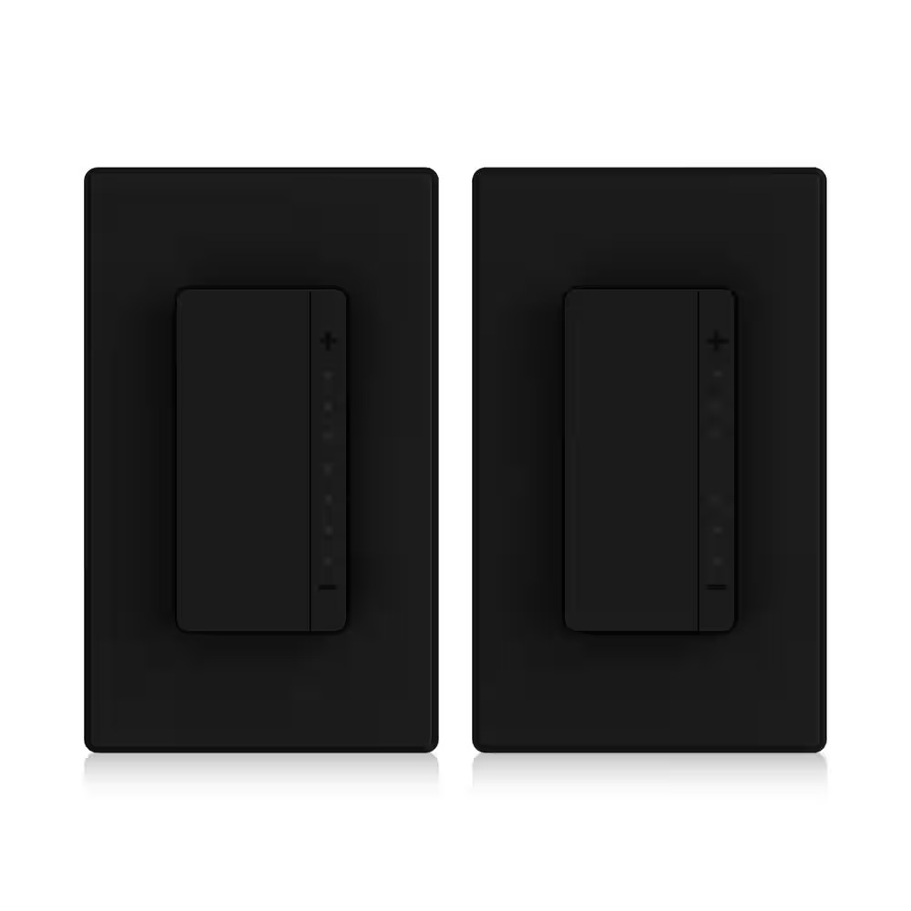 Smart Dimmer Light Switch Single Pole 2.4Ghz Wi-Fi Dimmer Switch Compatible W/Al