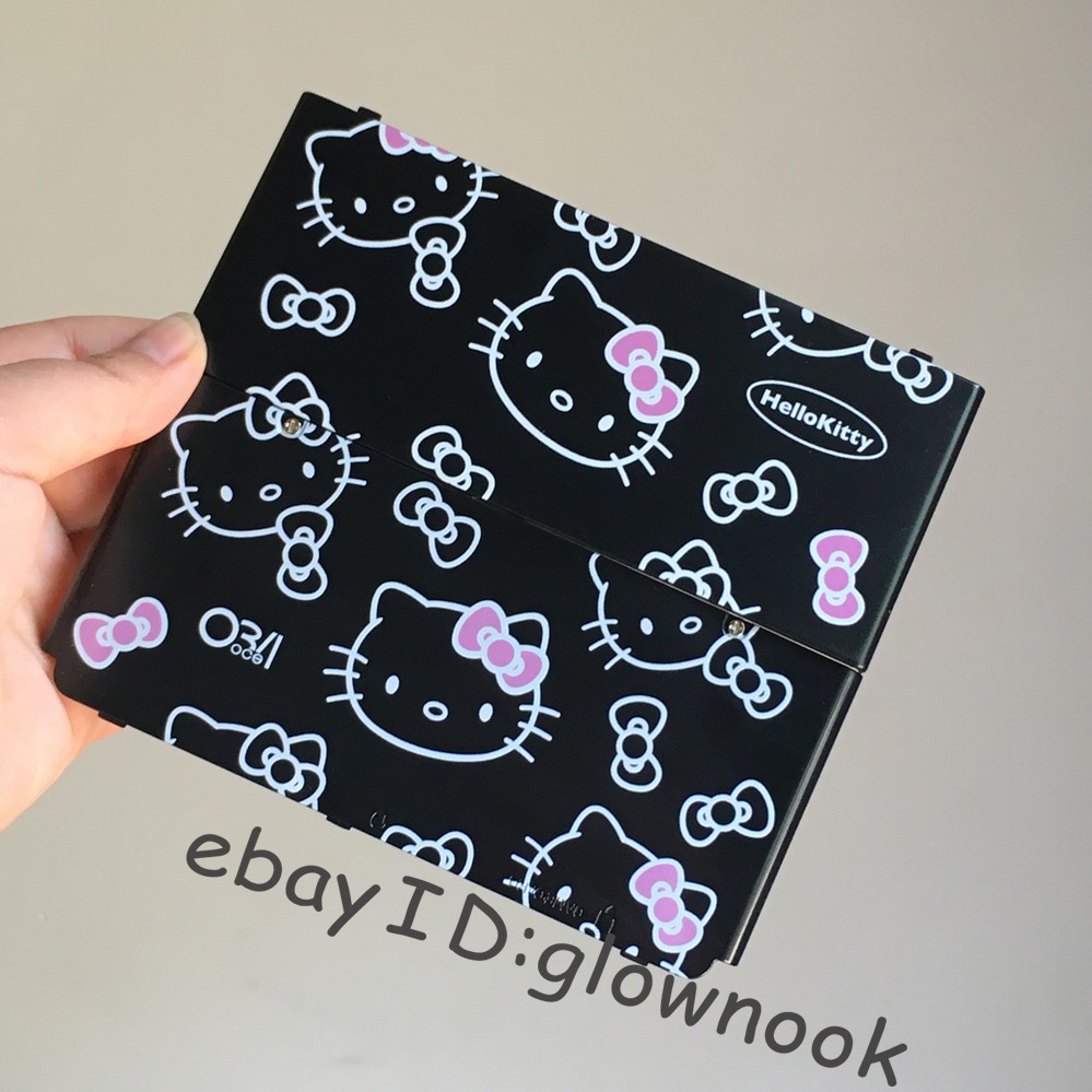 Hello Kitty Black Aesthetic Case for Nintendo New 3DS -Cute Kawaii Pattern shell