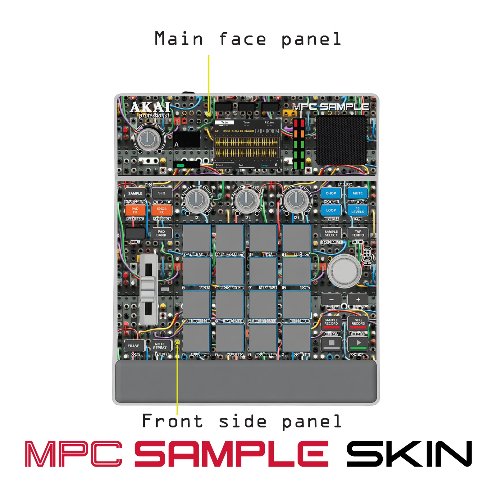 Akai MPC Sample Skin / patchwork voltage