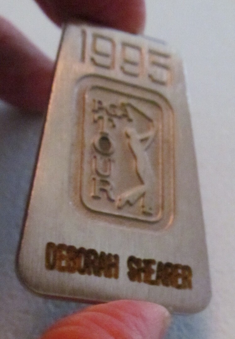 MONEY/BELT CLIP-PGA TOUR-1995 DEBORAH SHEARER  PGA TOUR EMPLOYEE