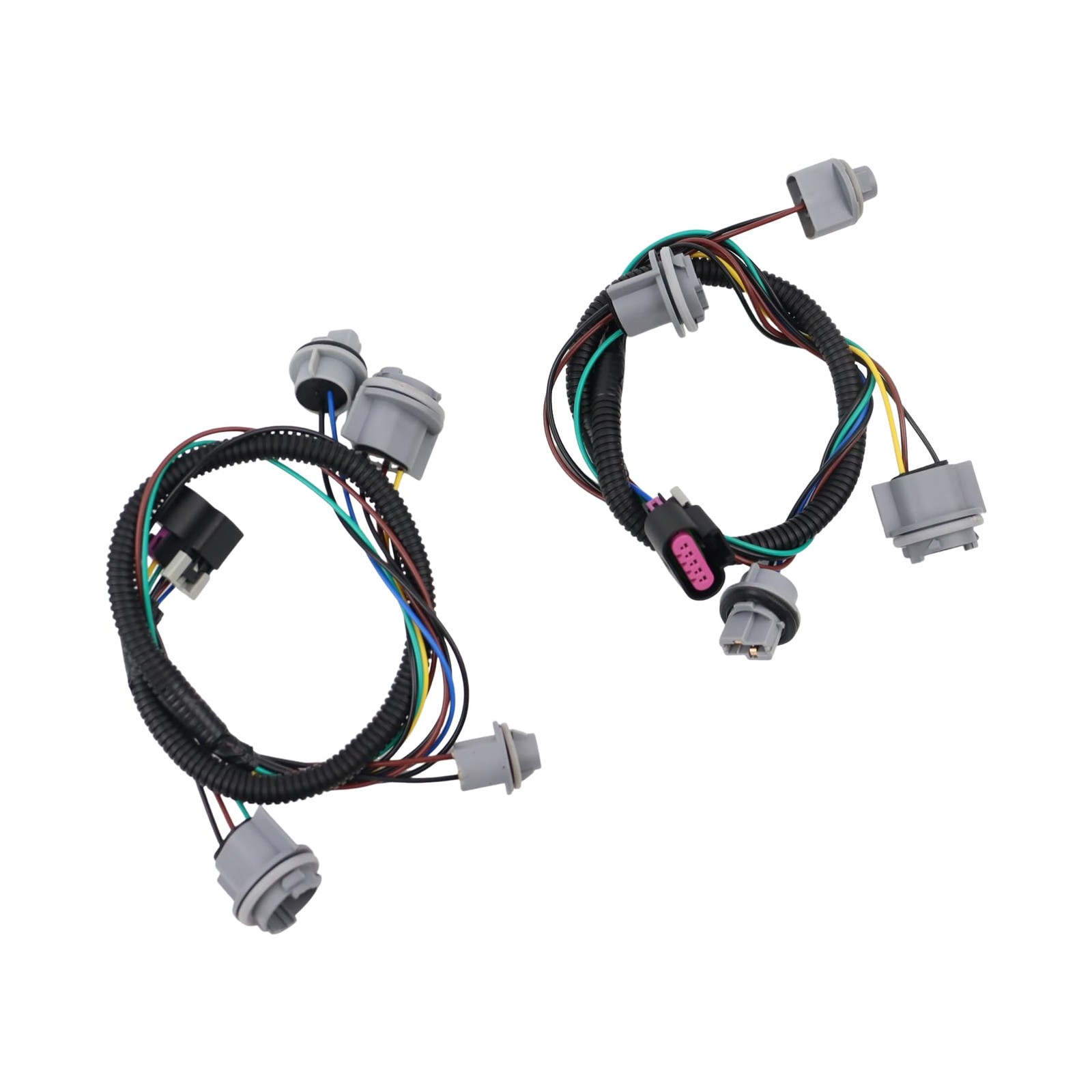 2Pcs Rear Tail Light Lamp Wiring Harness Sockets Replace for 22787445