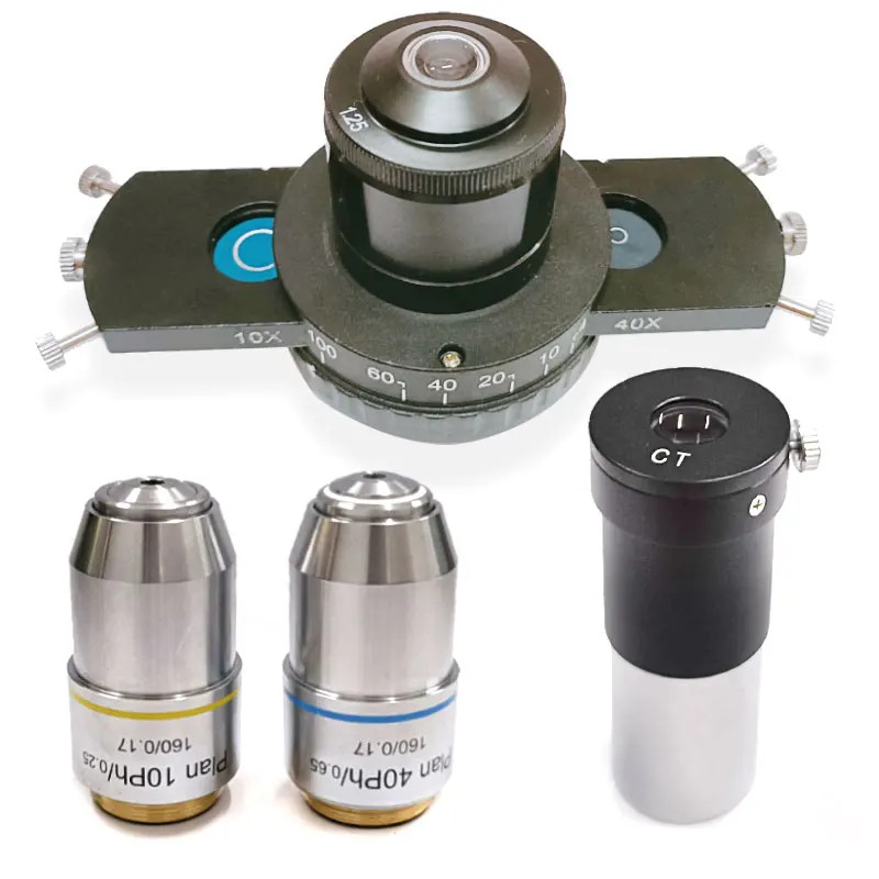 Phase Contrast Device Condenser 10X 40X Phase Objective Centering Eyepiece