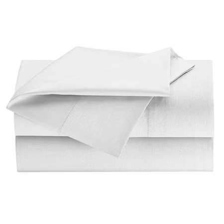 Westpoint Home 1A30181 Fitted Sheet, 80 In L, Fresh White, Pk6