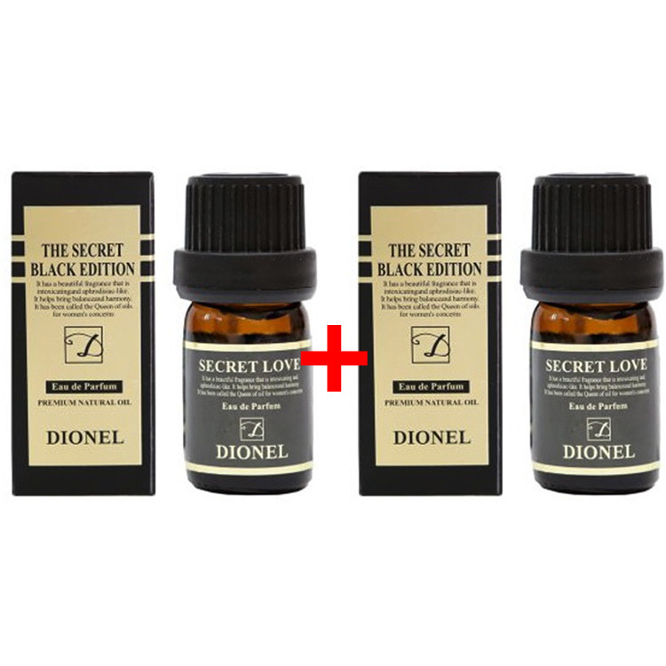 DIONEL Secret Love Feminine Hygiene Perfume Cleanser Black Edition 5ml+5ml