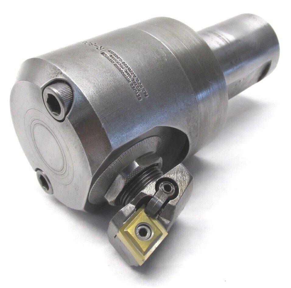 DEVLIEG 2-1/2" MICRO-ADJUST BORING HEAD w/ 1-1/2" SHANK - #R-504