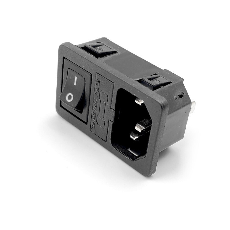 Flashforge Power Inlet (switch) with Fuse - Dreamer, Dreamer NX, Inventor