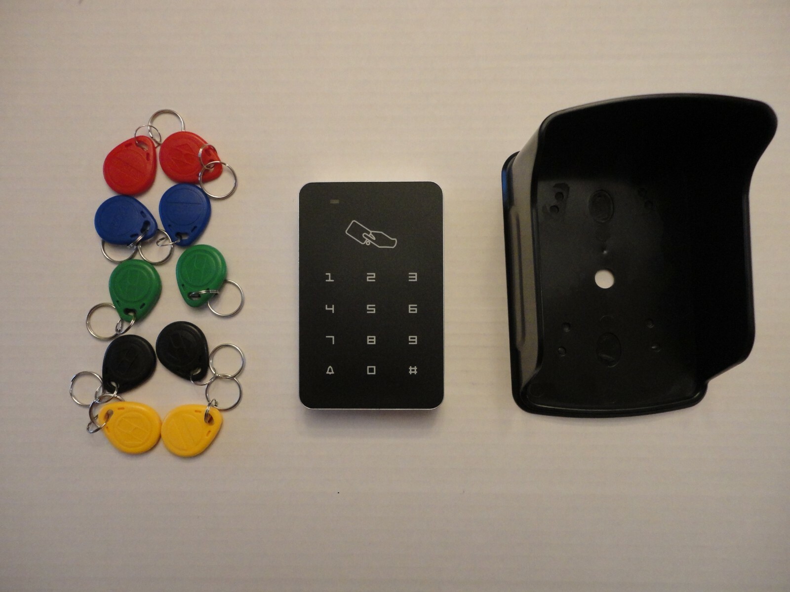 Gate Door Entry Access Control System Keypad Keyfob Rain Cover Kit Set Rainproof