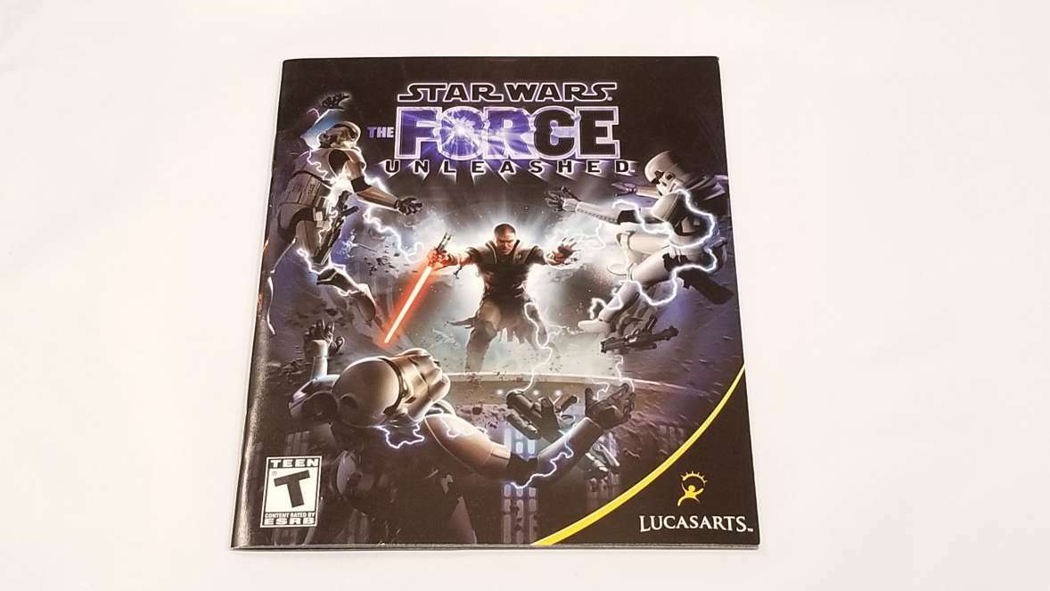 Star Wars The Force Unleashed Manual Instruction Booklet ONLY!!! PS3