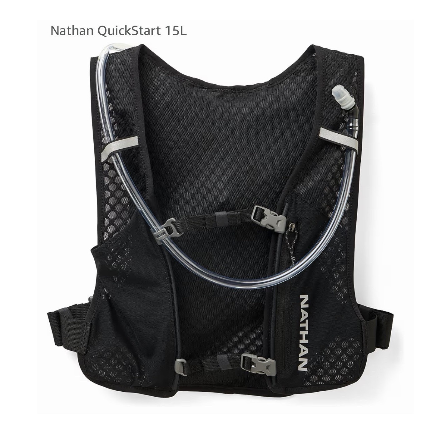 Nathan QuickStart 15L Hydration Pack Lightweight Adjustable Black
