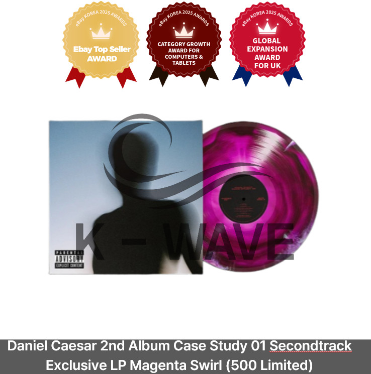 Daniel Caesar 2nd Album Case Study 01 Secondtrack Exclusive LP Magenta Swirl