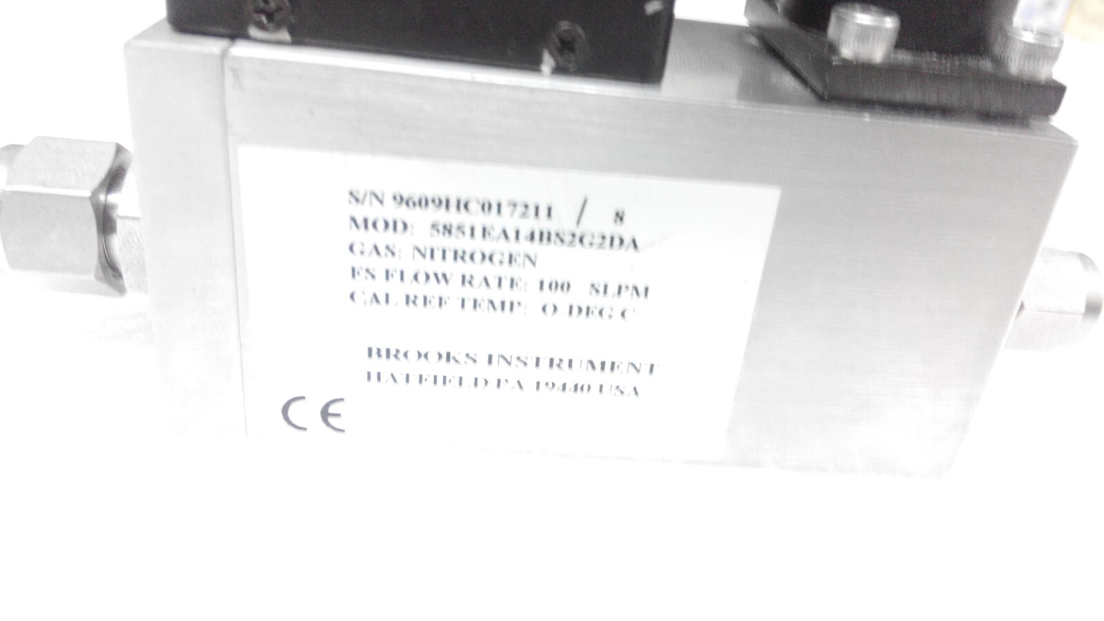 BROOKS MASS FLOW CONTROLLER 5851EA14BS2G2DA