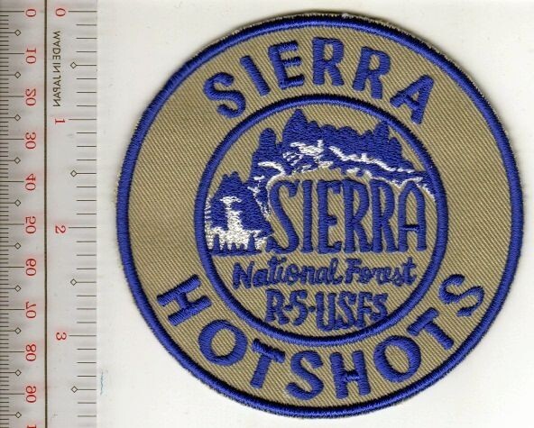 Airborne Firemen California Sierra Hot Shots Sierra National Forest NO TARIFF