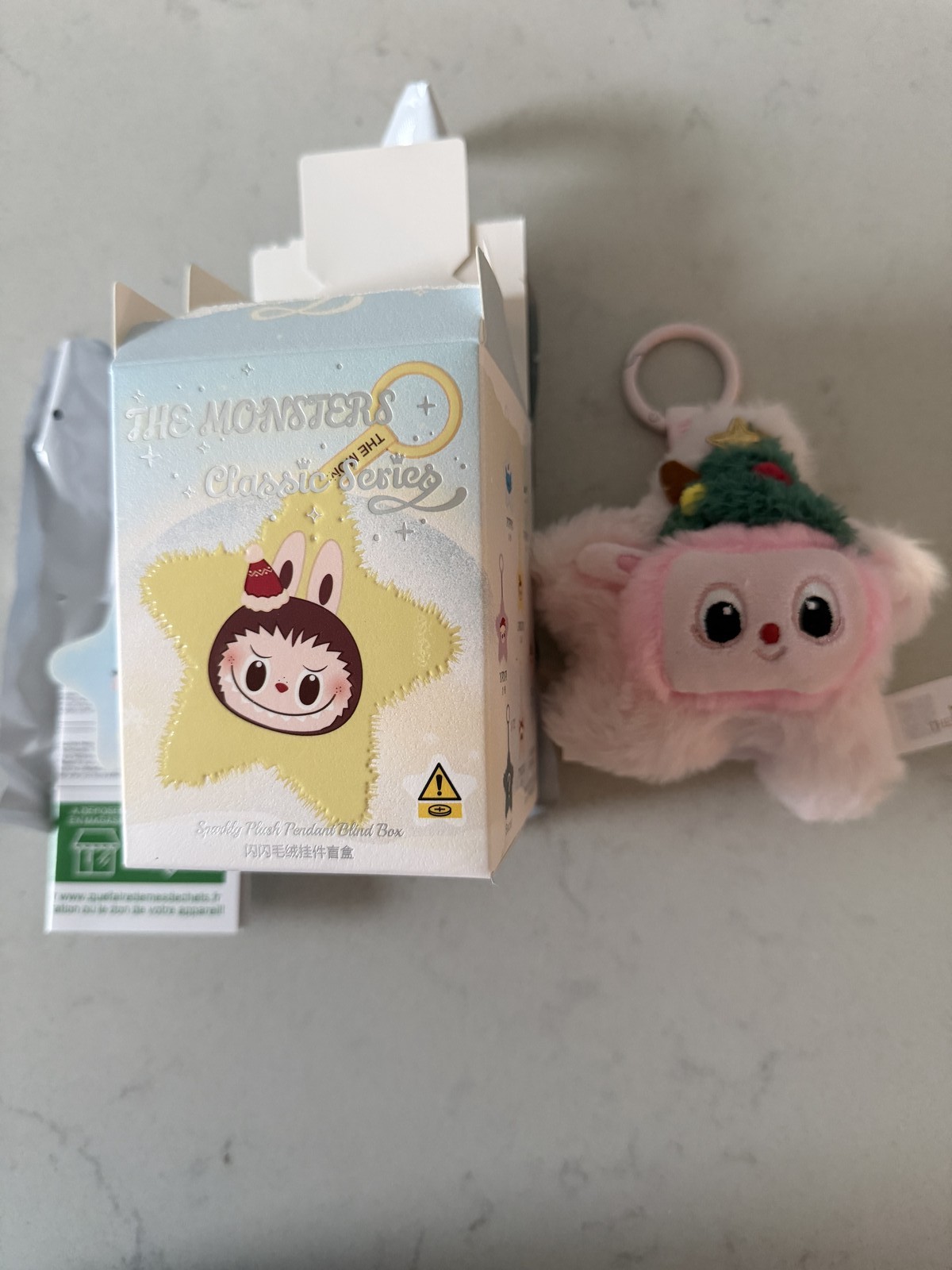 Pop Mart Labubu The Monsters Classic Sparkly Pendant Pato Plush USA SELLER New
