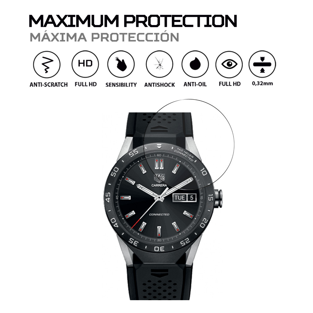 ANTISHOCK Screen protector for TAG Heuer Connected 46 mm