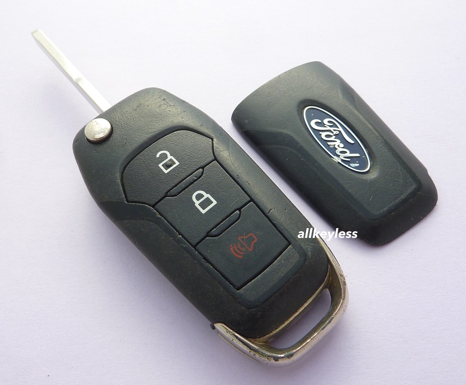 OEM FORD F Series RANGER EXPLORER flip keyless 3 button remote key fob "B" stock