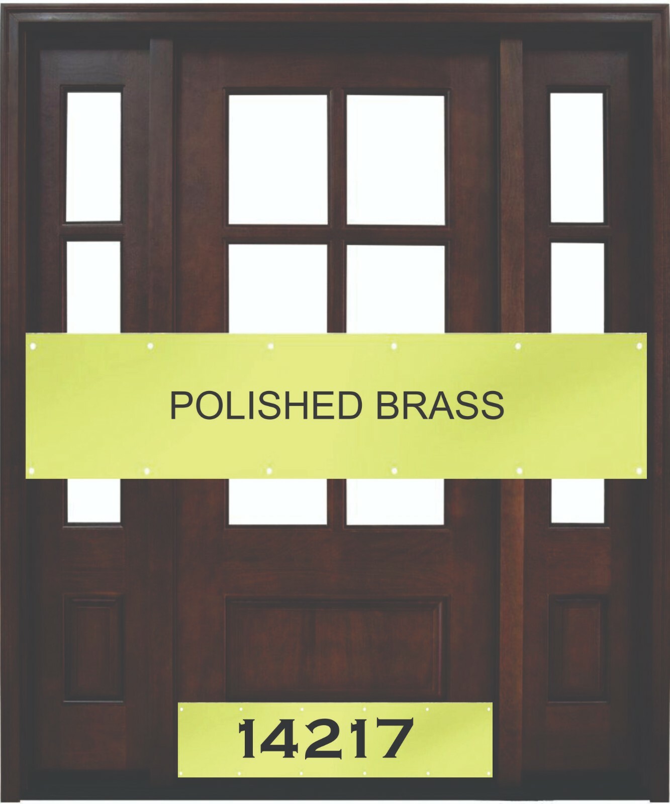 CUSTOM DOOR KICKPLATES,ENGRAVED,PERSONALIZED