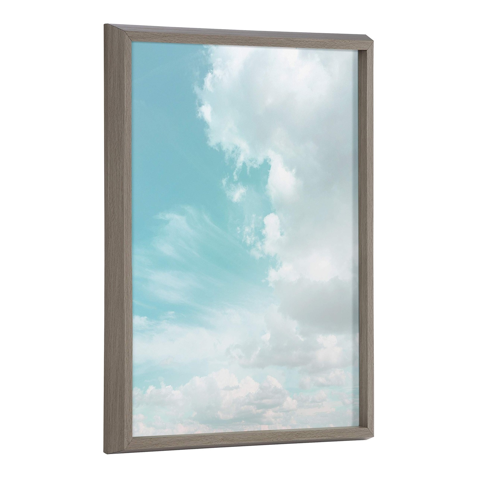 Kate and Laurel Blake Head in The Clouds Framed Printed Dry-Erase Glass Wall ...