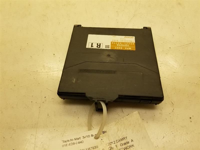 12 - 14 TOYOTA CAMRY MULTIPLEX NETWORK CONTROL MODULE ECM ASSEMBLY