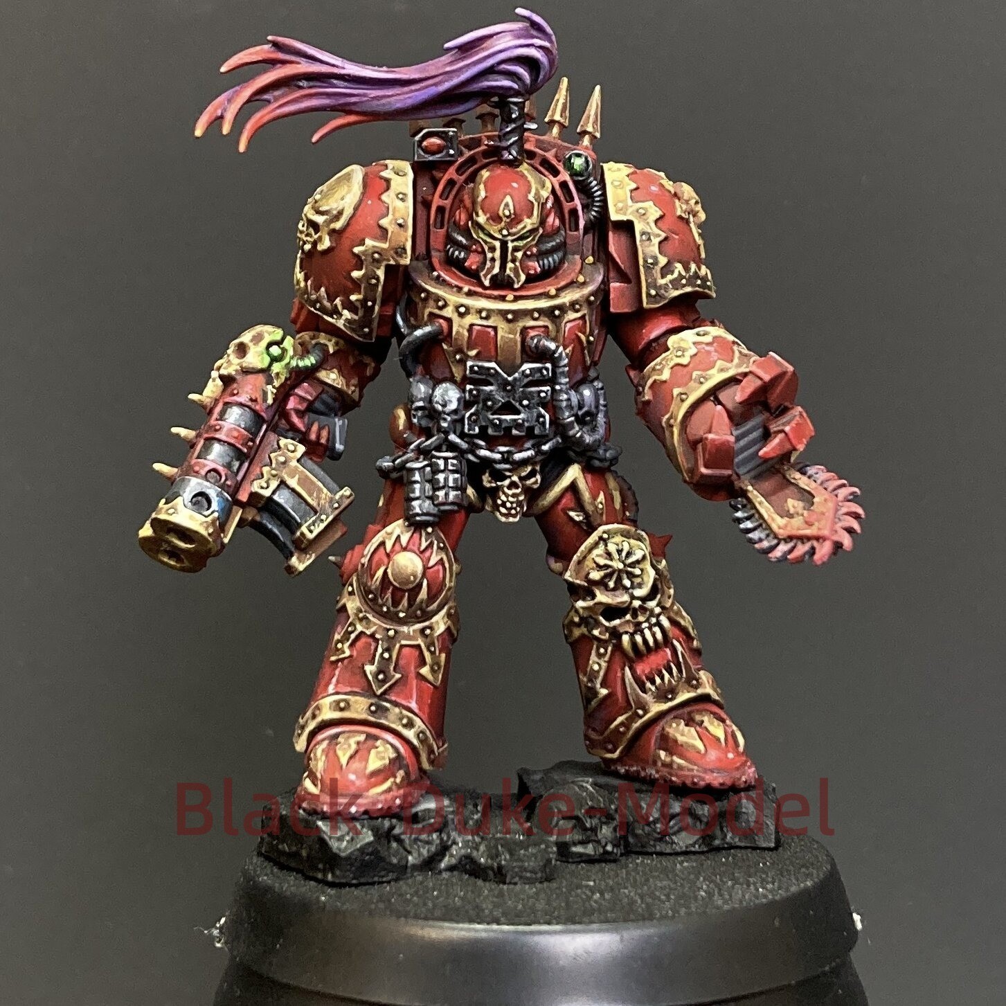 Warhammer 40K World Eaters Terminator Azrakh The Annihilator Presale Painted GW