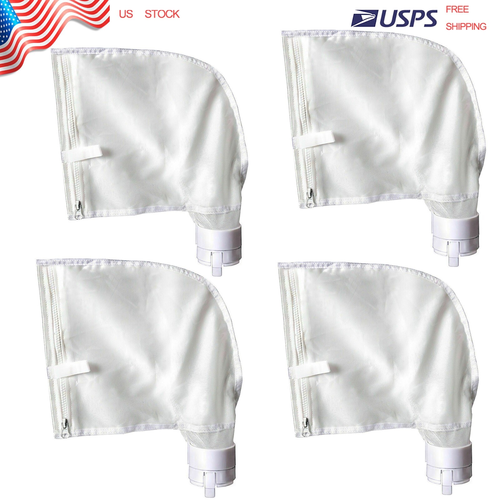 2/4 Pack Polaris 360 Replacement For 360 380 Pool Cleaner Zipper Bag All Purpose