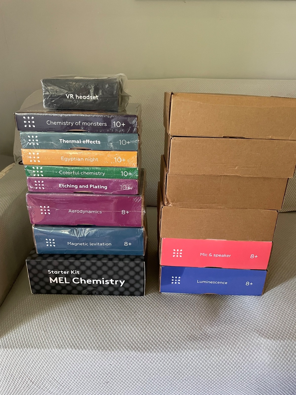 Mel Chemistry Kit Lot of 11 NEW + Starter Kit Homeschool Science Experiments