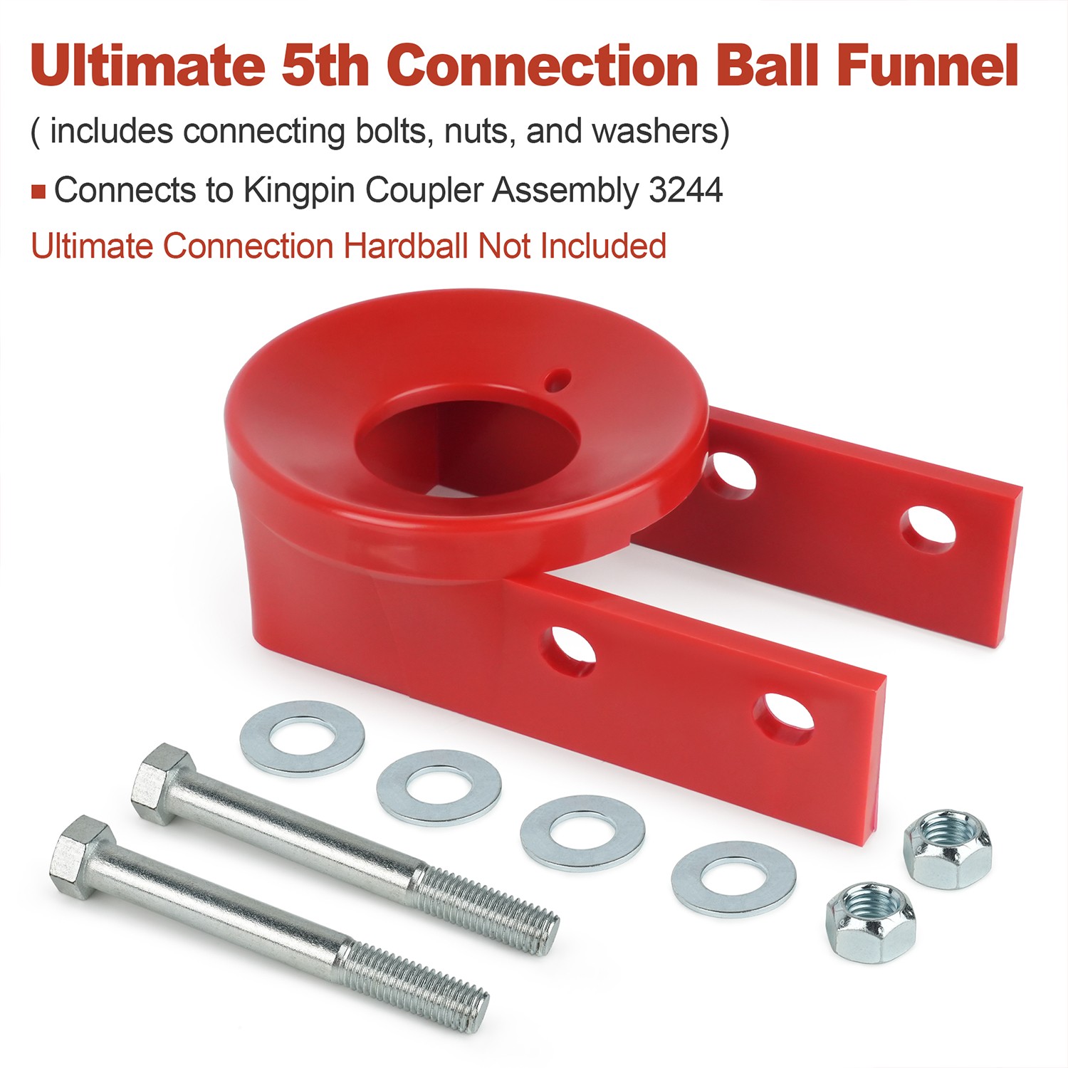Ultimate 5th Connection Ball Funnel Kingpin Coupler Block 3244 fits Andersen