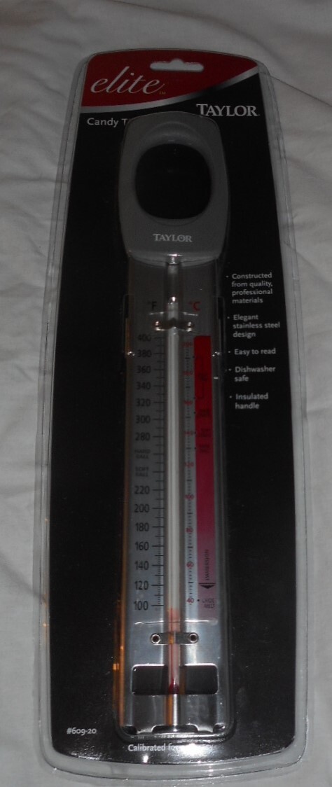 Taylor Elite  # 609-20  Candy  Thermometer Stainless Steel, Insulated Handle 13"