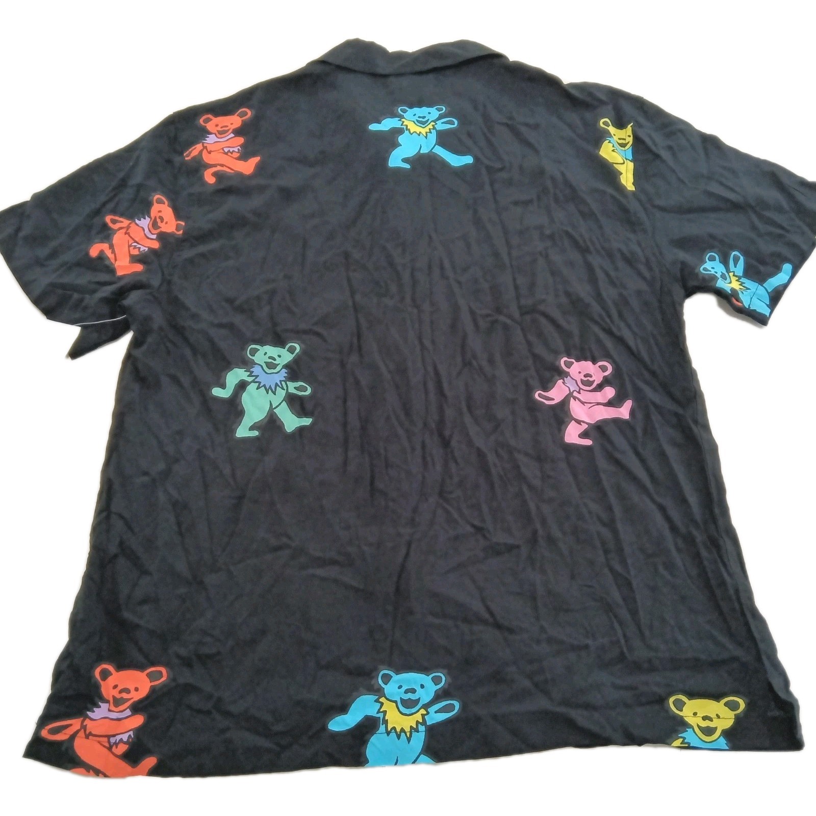 NWT Grateful Dead Jimmy Dead Bears AOP Button Down Size Medium Dancing Bears