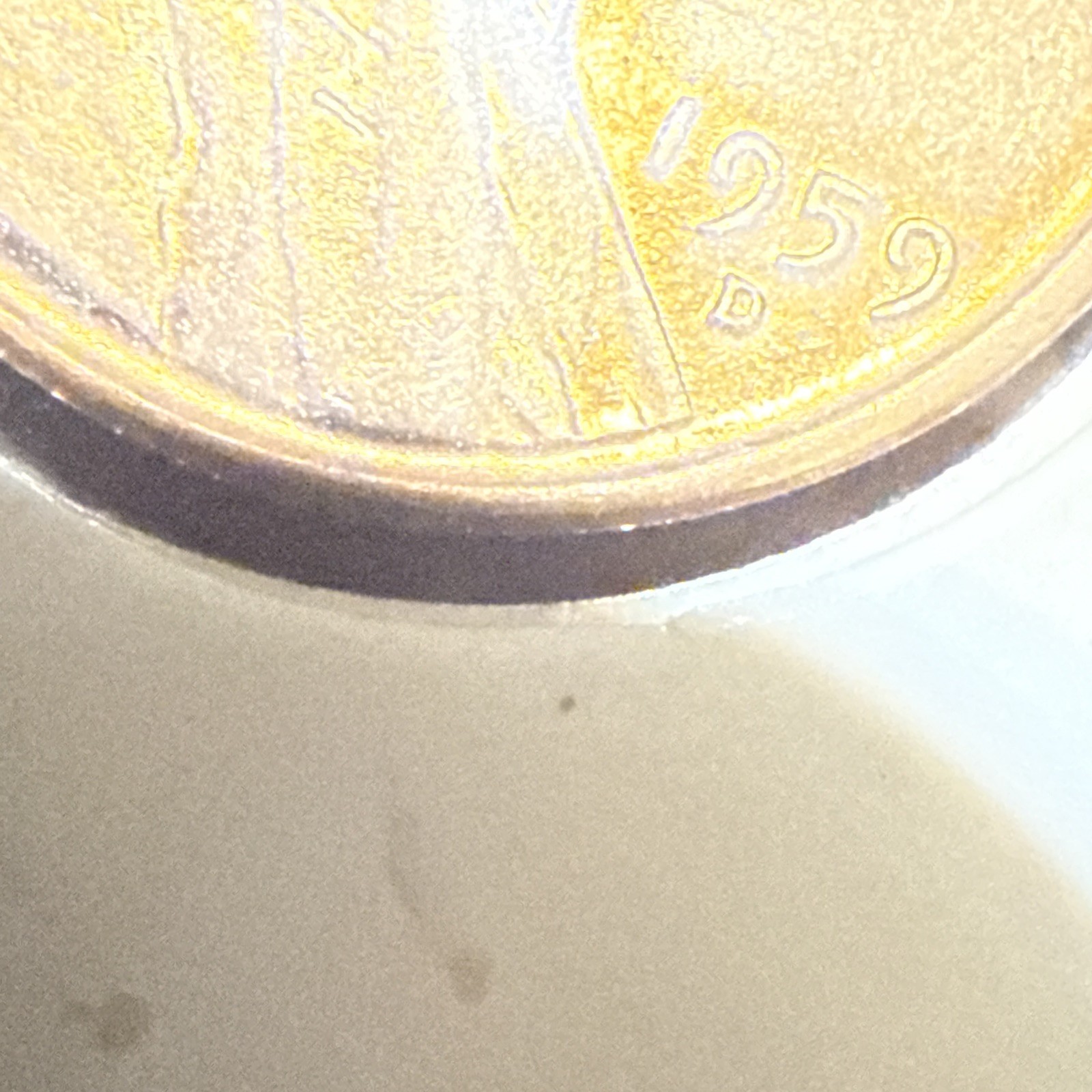 1959 D Red Lincoln penny