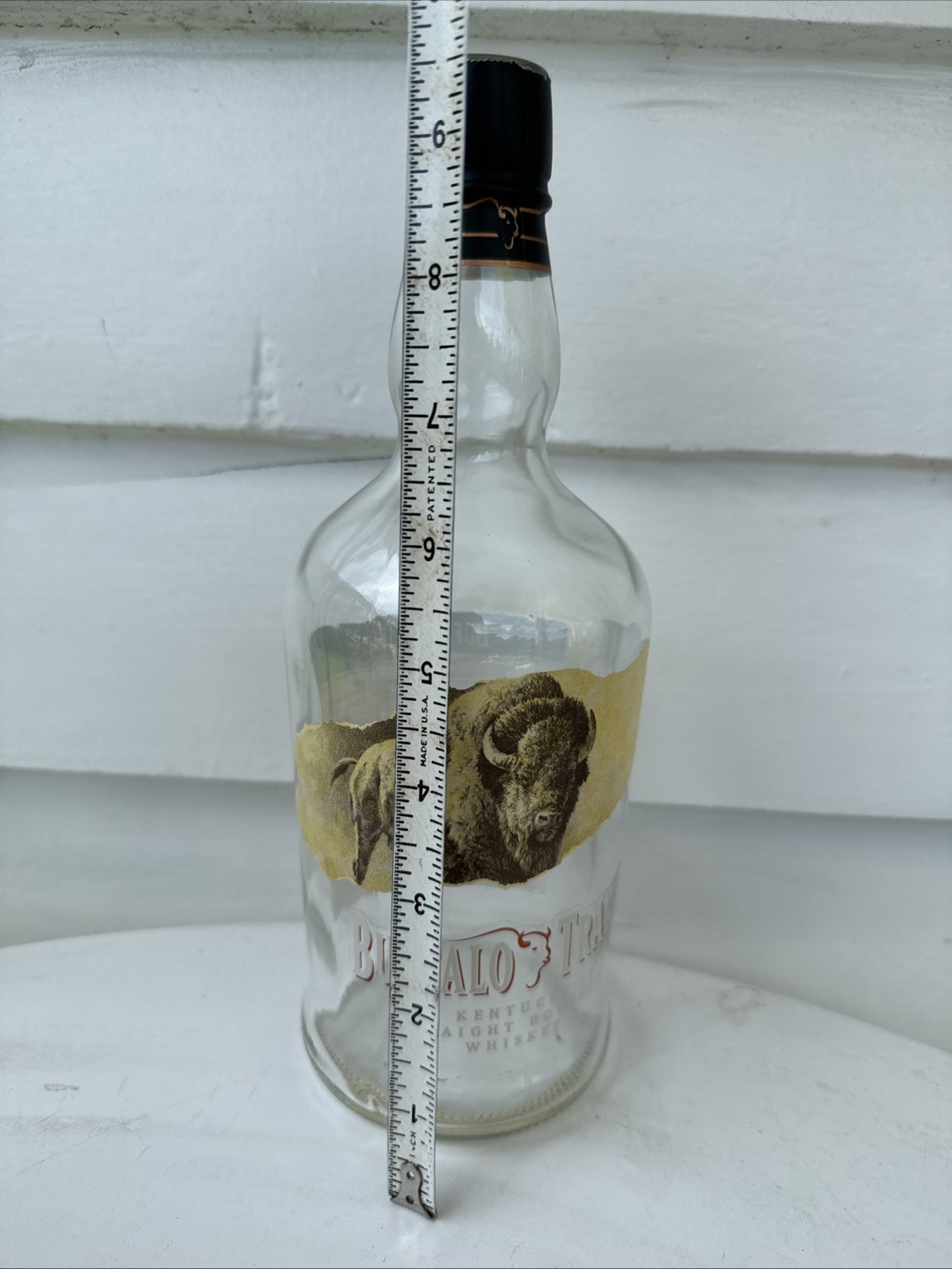 Buffalo Trace Kentucky Bourbon Bottle – Empty 750ML 90 Proof – With Cork