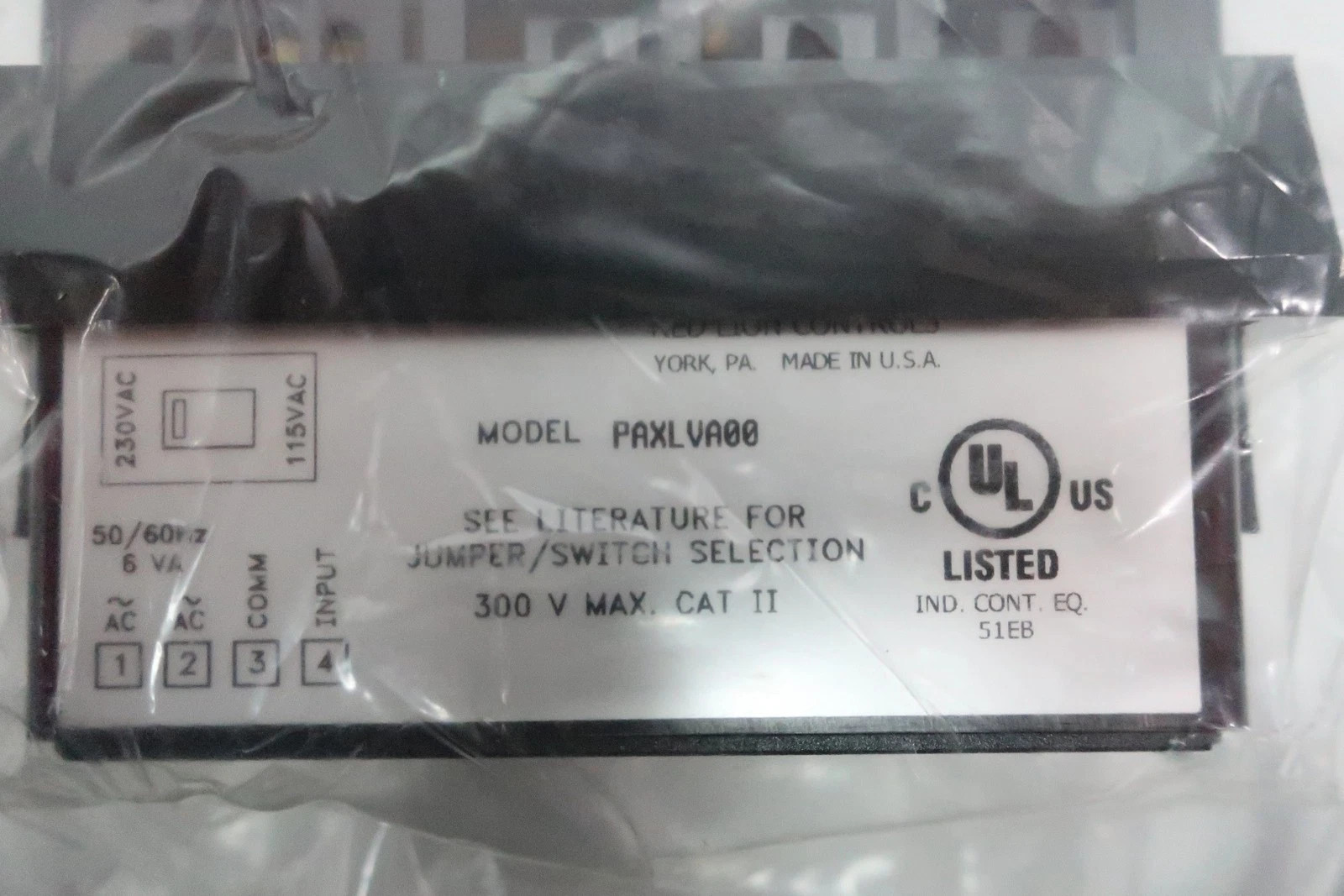 Red Lion PAXLVA00 Digital Panel Meter