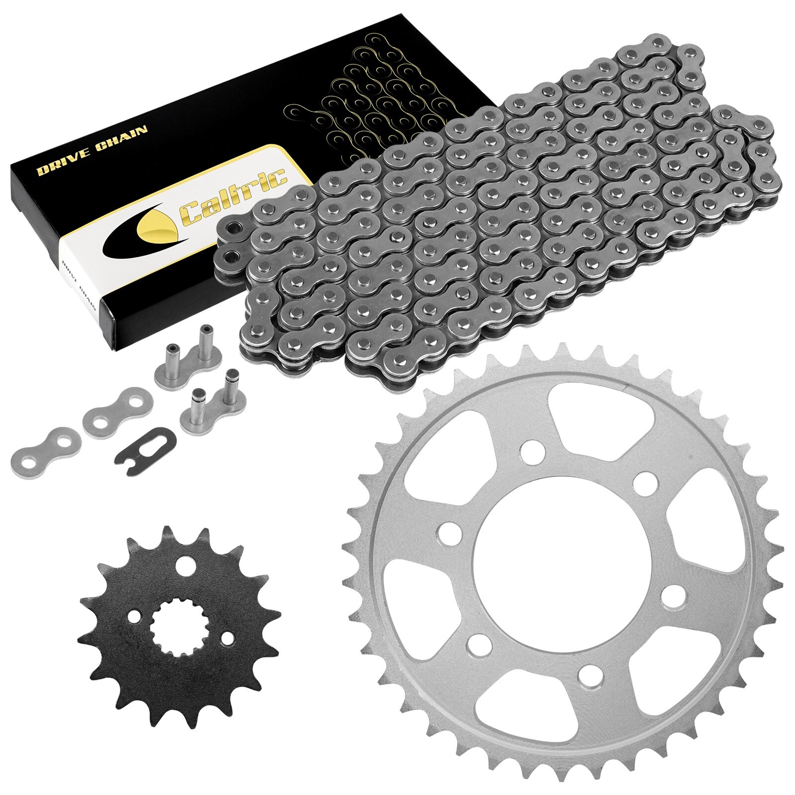 Drive Chain & Sprocket Kit for Kawasaki Gpz550 KZ550D KZ550H KZ550C Ltd 550
