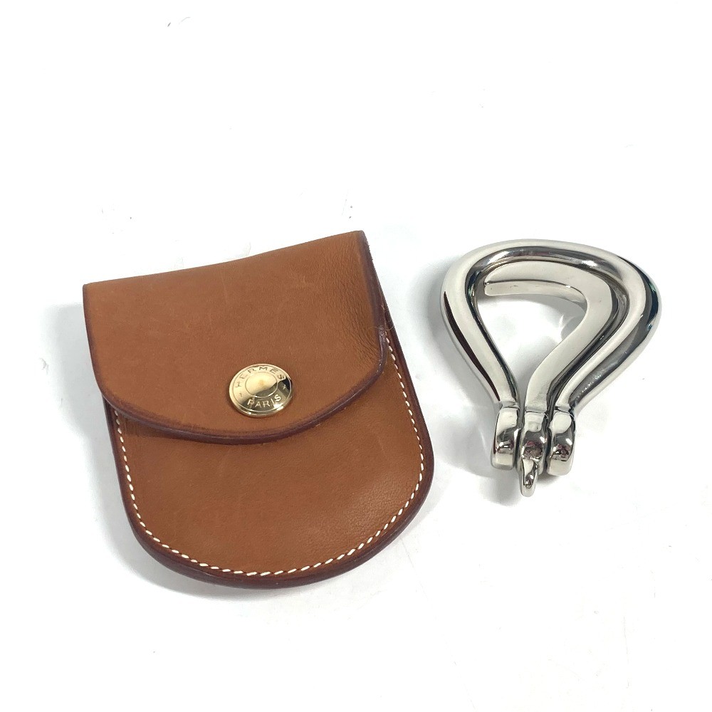 HERMES Iron Claws Hoof Pick ETUI CUIR PIEDS Edi Cuir Pied Boot Hook Unused