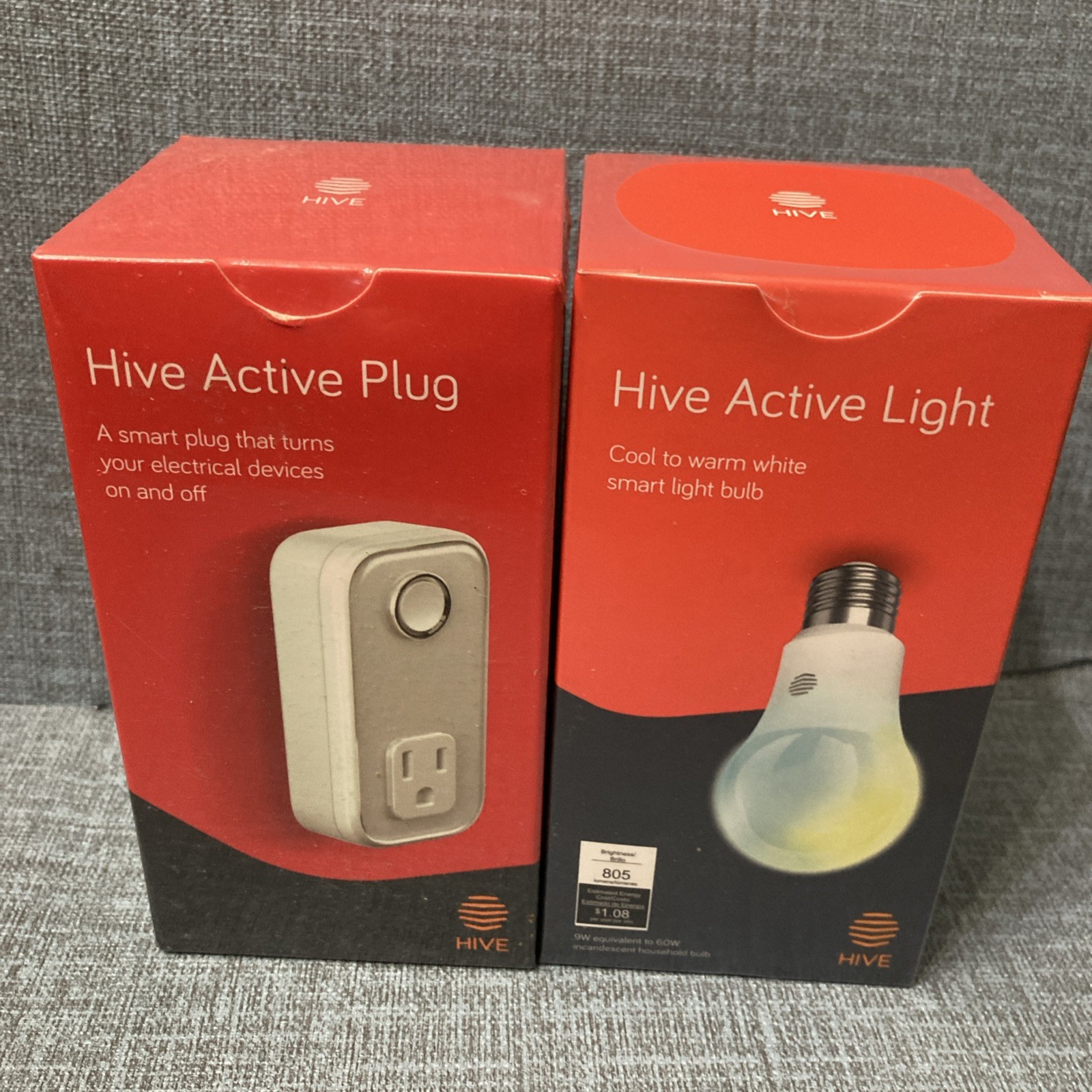 Hive Active Plug & Light Combo. Works W/alexa & Google When Used W/ Hive Hub