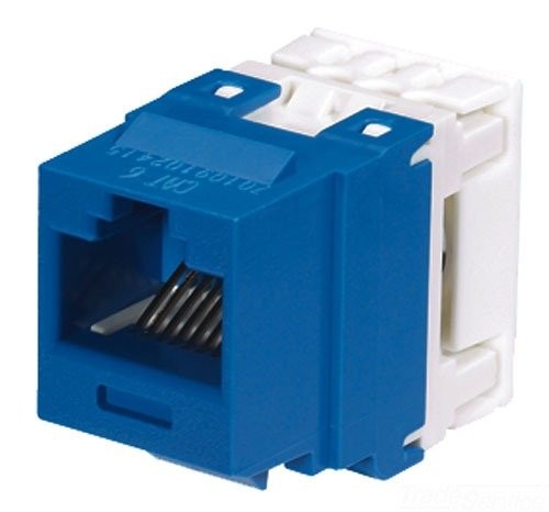 Panduit NK688MBU NetKey Cat6 Punchdown Jack - Blue