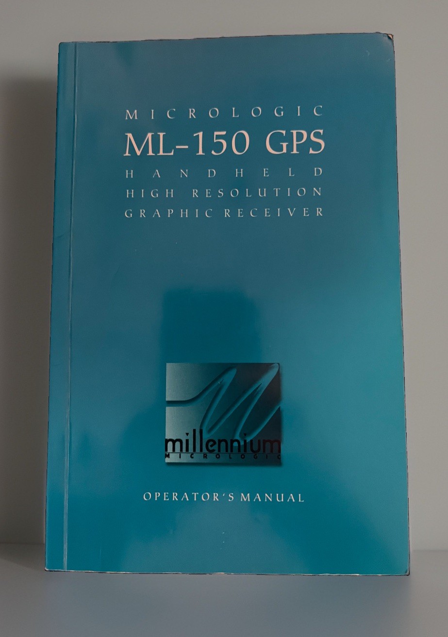 Rare Book Operators Manual Micrologic 150 Gps Paperback 1996