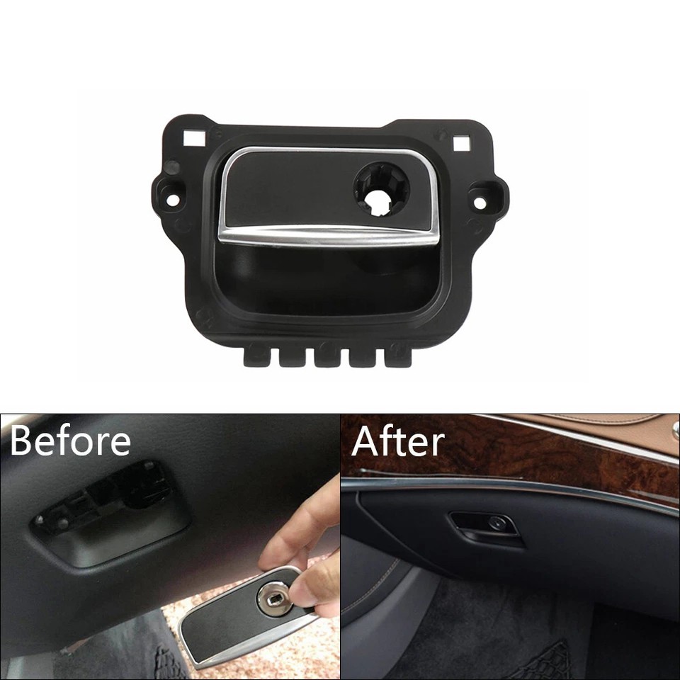 Black Glove Box Lock Latch Handle 2226805204 For Benz W222 X222 S-Class 2014-22