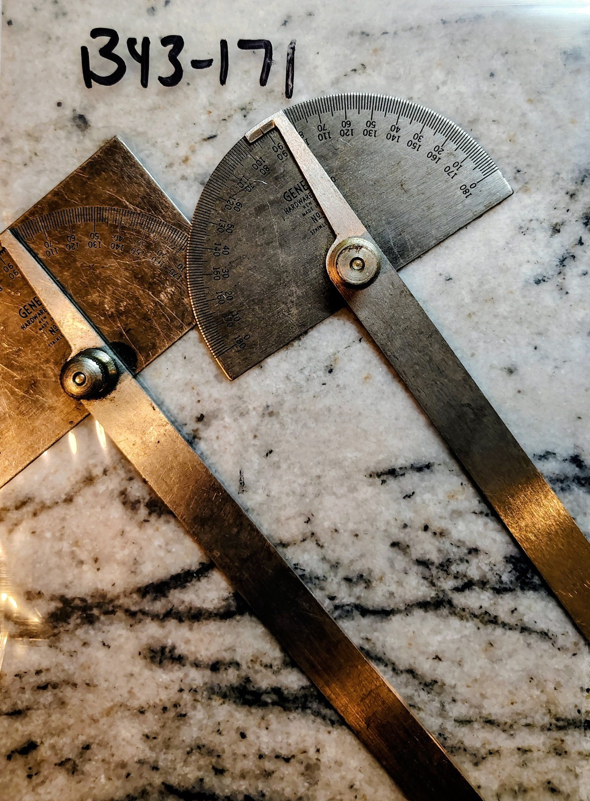 🗽GENERAL NO. 17 & NO. 18 PROTRACTORS MACHINIST/ TOOLMAKER