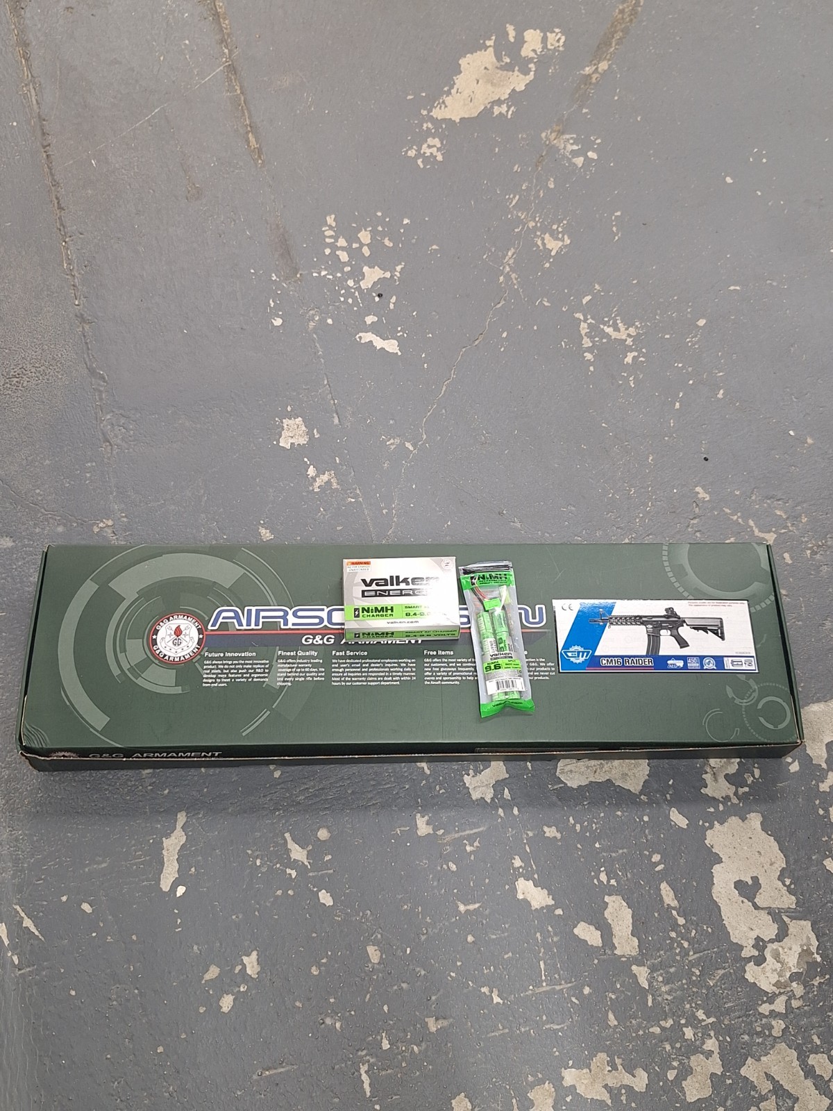 G&G Combat Machine CM16 Raider Electric Airsoft Rifle, Tags Still On