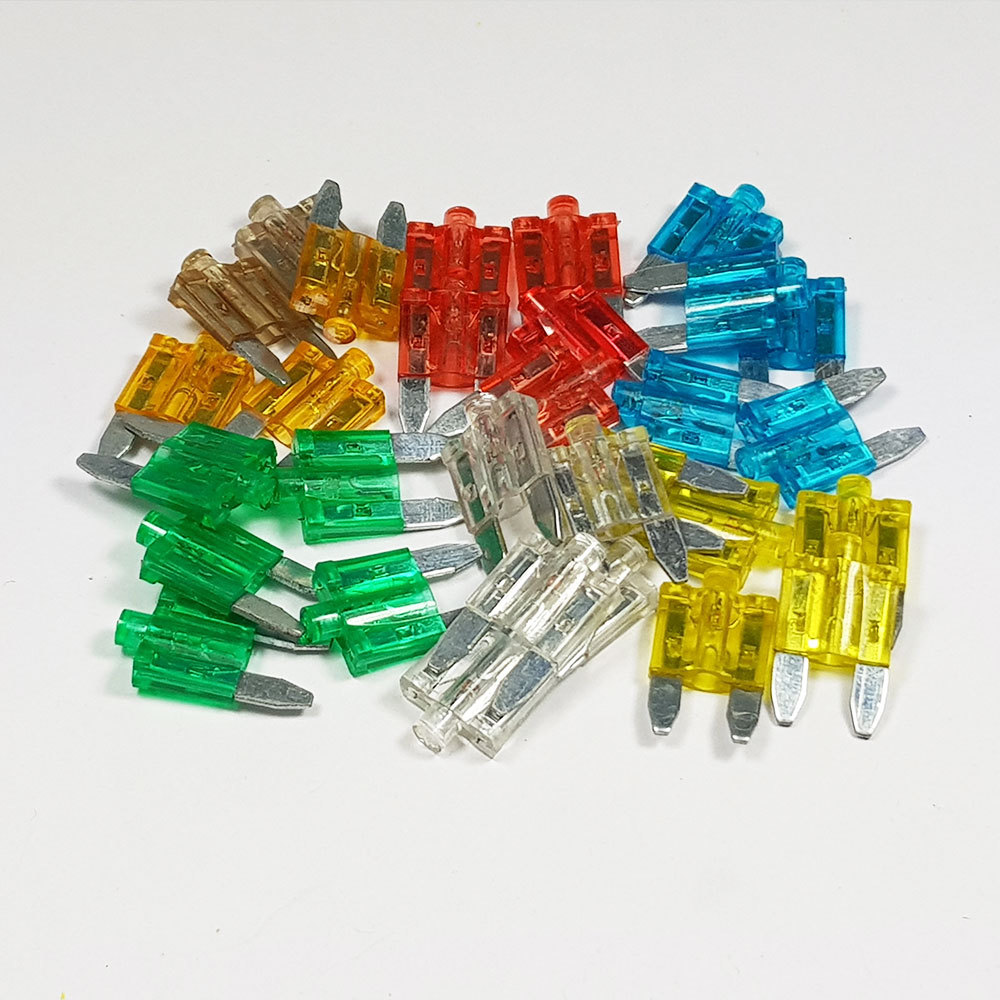Mini Glow Blow Blade Fuse 30 Piece Assorted Kit Mixed Car Auto Amp Amps A