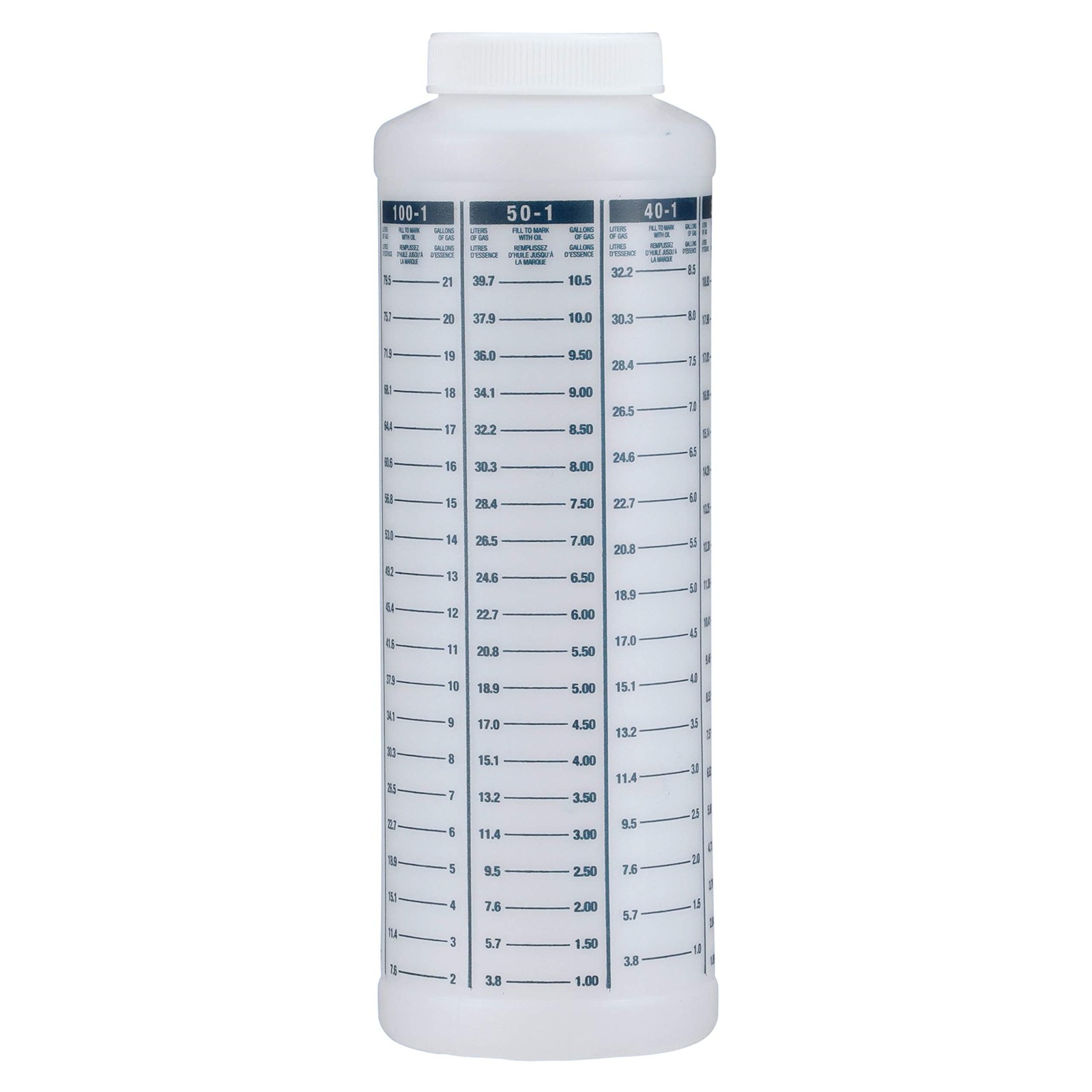 attwood 11873-1 Wide-Mouth Marine Fuel/Oil Mixing Bottle 1-Quart, One Size