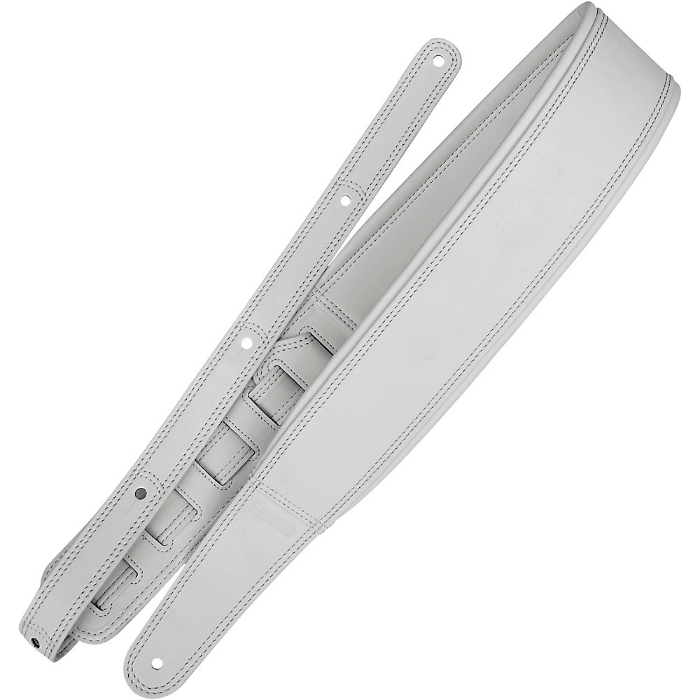 RICHTER Springbreak I Leatherette Guitar Strap White 2.75 in.