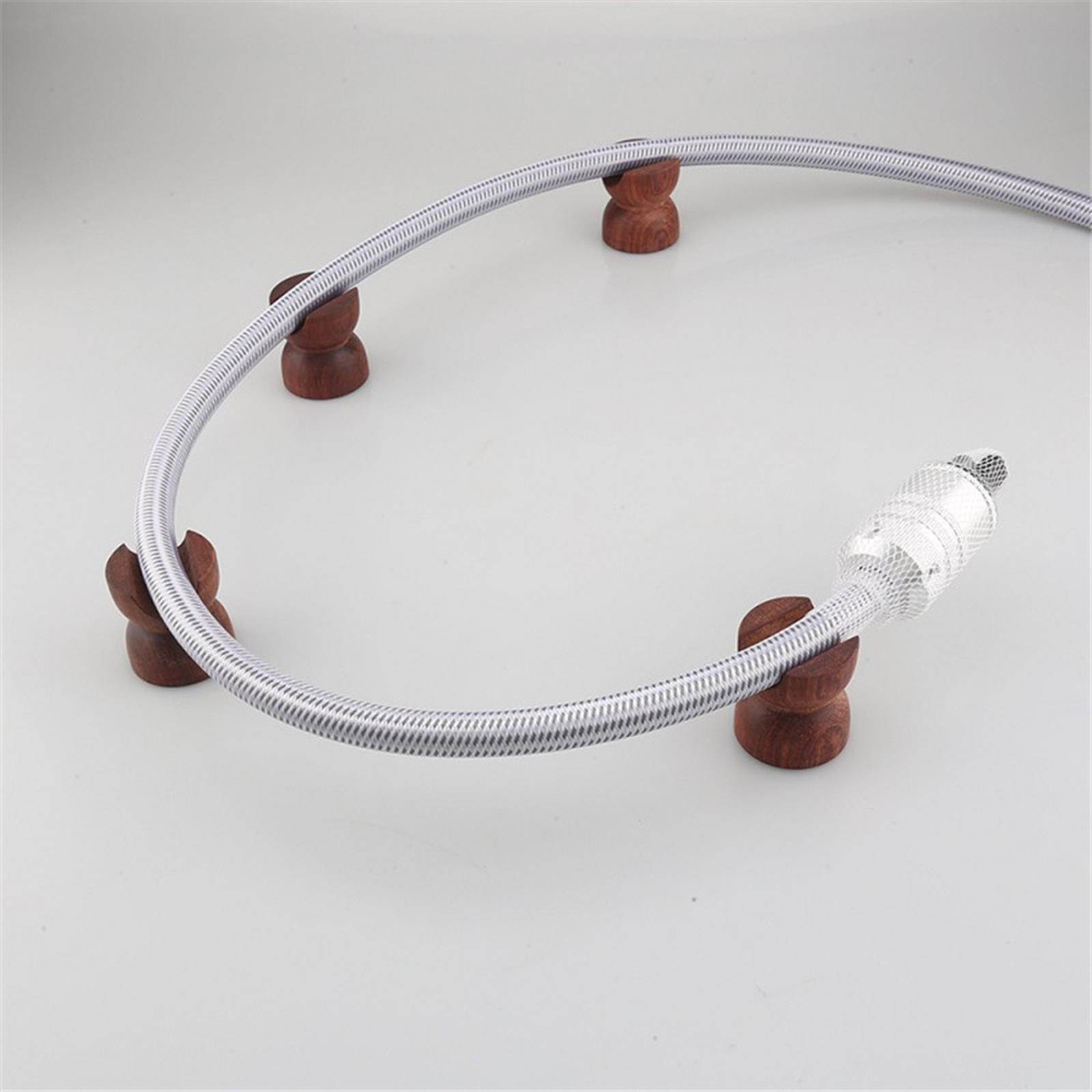 45mm HiFi Rose Wood Speaker Insulation Wire Holder Bracket Support Cable Stand A