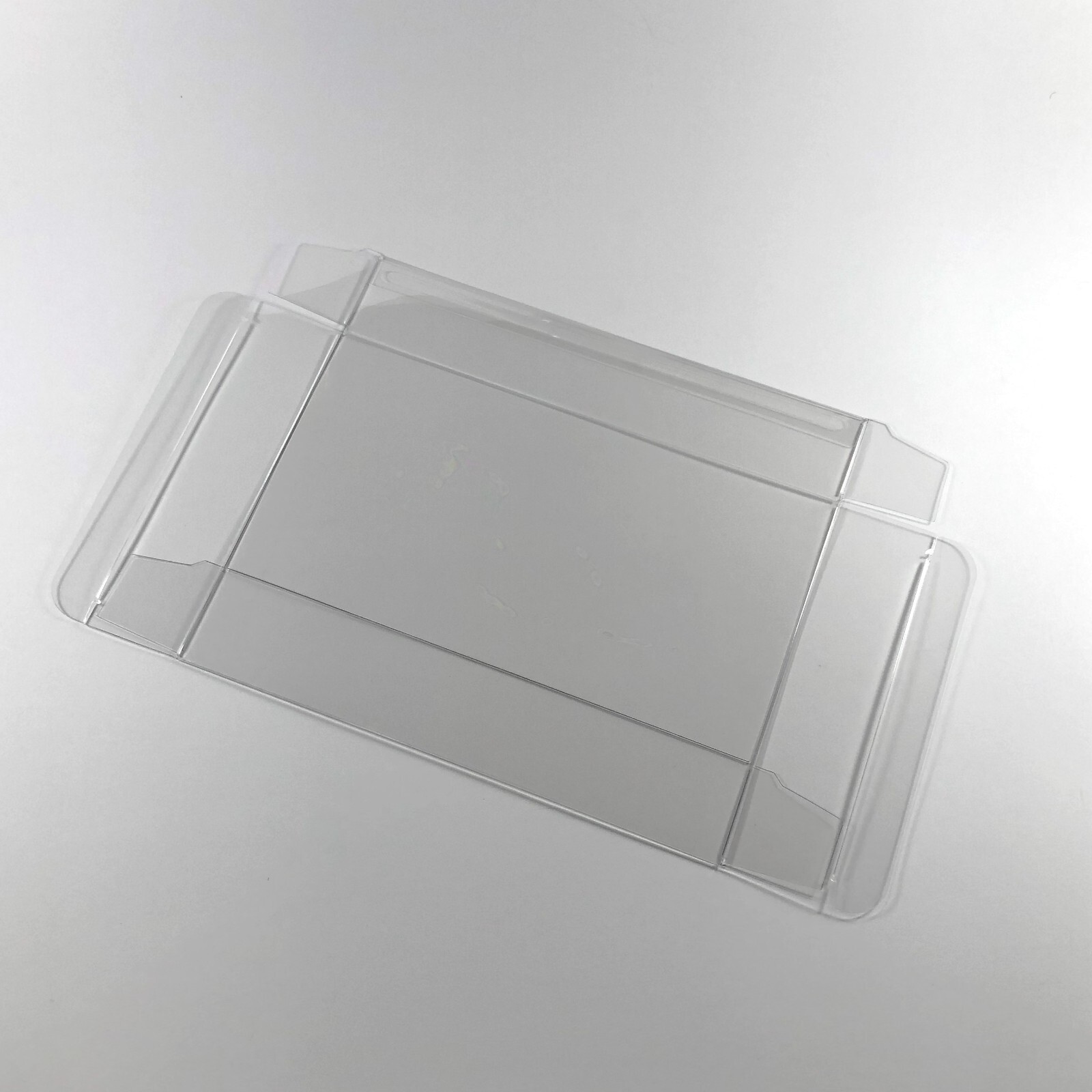 10 SNES Clear Plastic Box Protector Sleeve Case for Complete CIB Games