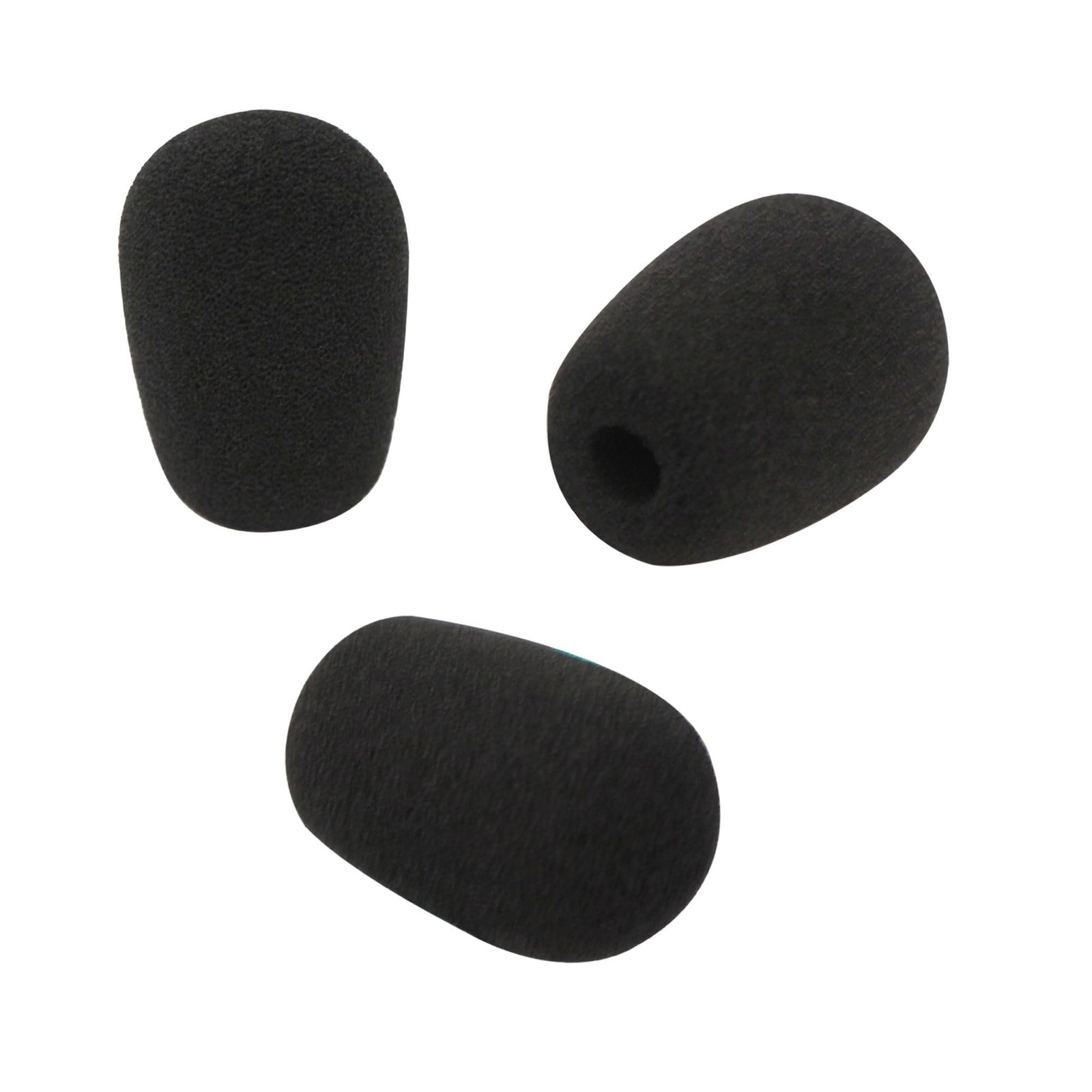 Headset Microphone Foam Cover Soft Lapel Mic Covers Filter Replacement 12PCS