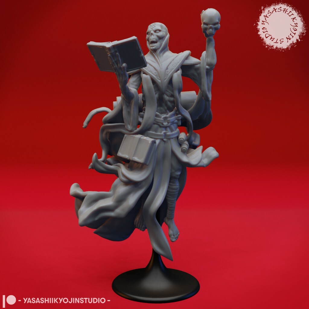 Lich - Yasashii - Monster Dungeons and Dragons 32mm Fantasy D&D Roleplay