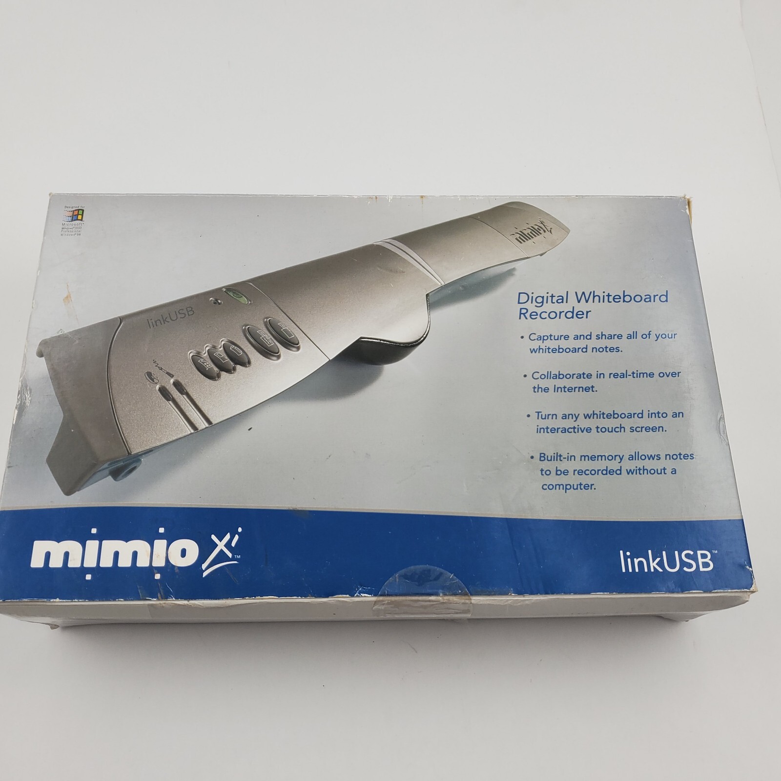 Mimio Xi with Linkusb Module with Software Pens Eraser USB Cable New Old Stock