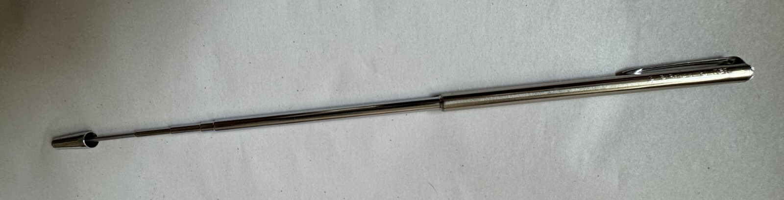 Vintage Emphasis Pointer Telescoping 25" Pocket Clip Stainless Steel